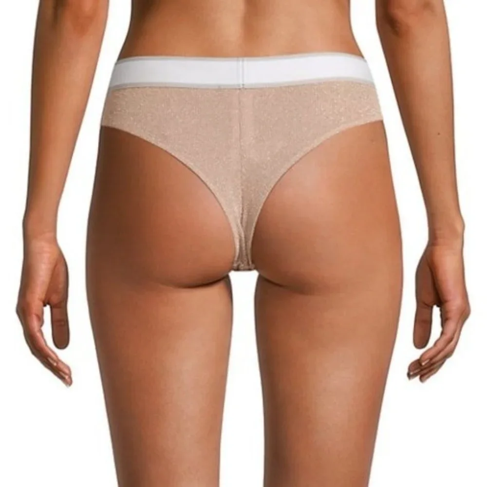 Balmain Logo Band Brazilian Panties Sz 36 / US 4 - Picture 2 of 6